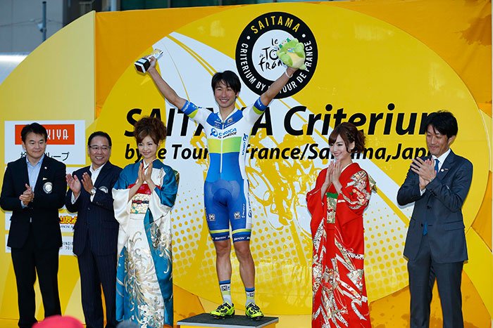 果敢な走りを見せ観客を沸かせた別府史之選手はポイント賞と敢…