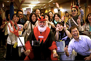 大人気だった悪魔おじさん。