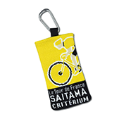 カラビナ付ニットポーチ