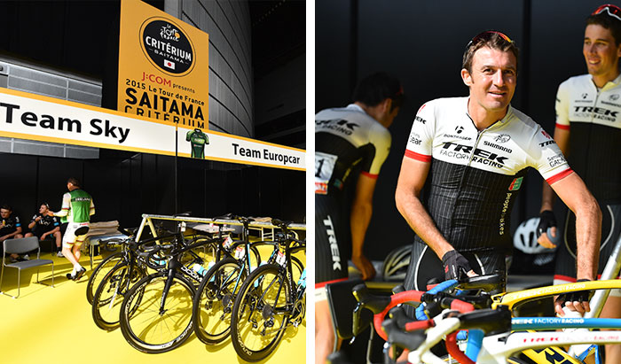 選手ピットエリアのバックヤード見学ツアー