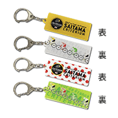 アクリルキーホルダー（YELxWHT/REDxGRN）