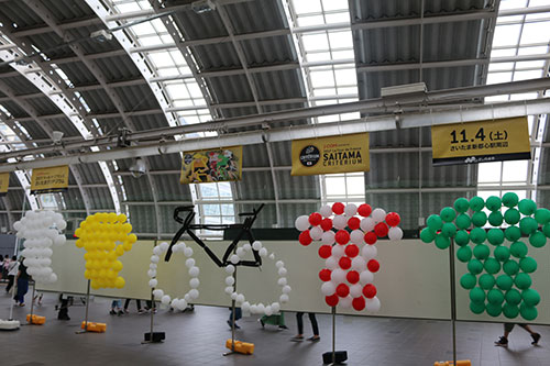 開催100日前PRの写真