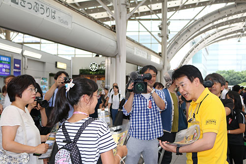 開催100日前PRの写真