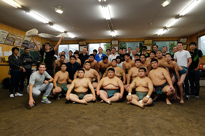 日本の伝統文化を身をもって体験した選手たちは最後に高校生力…