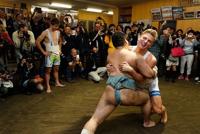 選手の中でも取り分け鍛え抜かれた肉体を持つマルセル・キッテ…