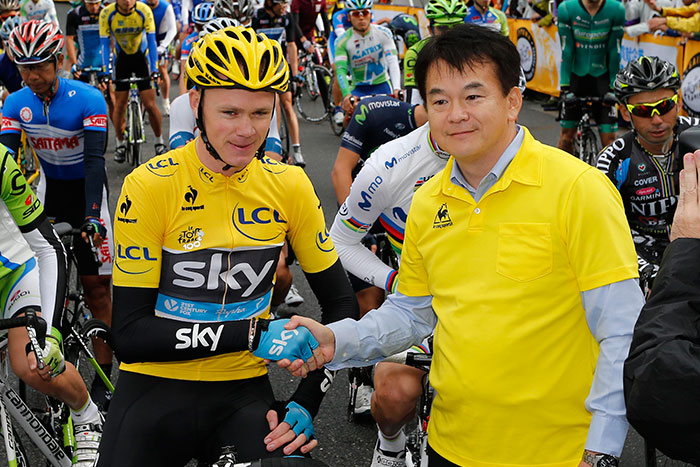 清水勇人さいたま市長と2013 ツール・ド・フランス（第100 回大…