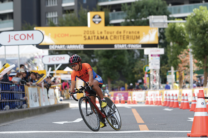 地元・浦和工業高校の中川涼選手が、個人タイムトライアルレー…