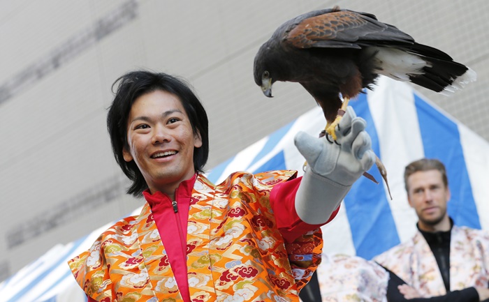 新城幸也選手らはさいたま・岩槻区で「第6回城下町岩槻鷹狩り行…