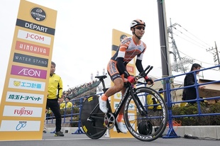 一周をタイムを競う個人タイムトライアルには、予選会から勝ち上がったアマチュア選手の藤田 涼平選手らが出場。