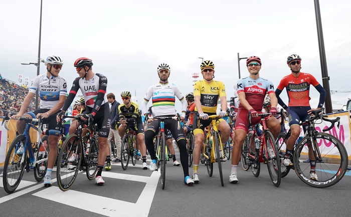 世界トップレベルの選手たちがずらりと並んだスタートライン。