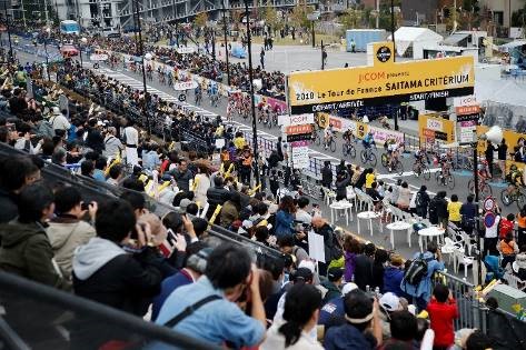2018ツール・ド・フランスさいたまクリテリウムの様子