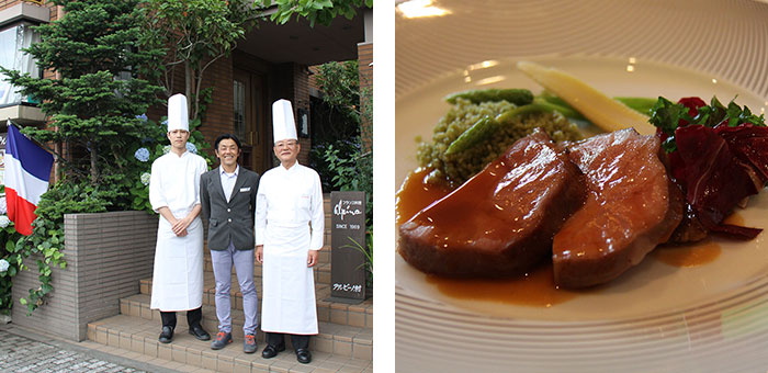 「フランス料理アルピーノ」と元自転車プロロードレーサー 宮澤崇史さんによるスペシャルランチ付き